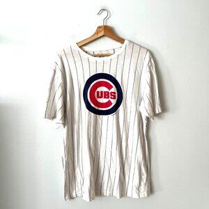 Red Jacket Chicago Cubs Striped T-Shirt Men's Size XL